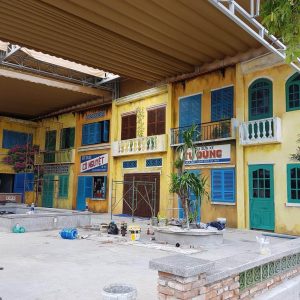 vẽ tranh tường phố cổ