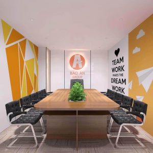 vẽ tranh tường văn phòng