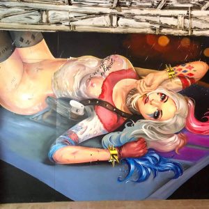 vẽ tranh tường halyquyn quán biA