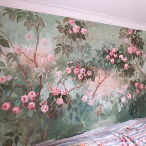 bức tường hoa hồng, nhẹ nhàng cá tính