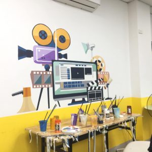 tranh vẽ theo yêu cầu của văn phòng media ticktok